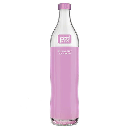 Pod Flo Disposable | 4000 Puff | 10mL | 5.5% | MOQ 10 | Strawberry Ice Cream