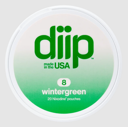 DIIP (DSPLY 5pc)(Nic Pouch)(20ct Can)-Wintergreen (SAS) 08mg

