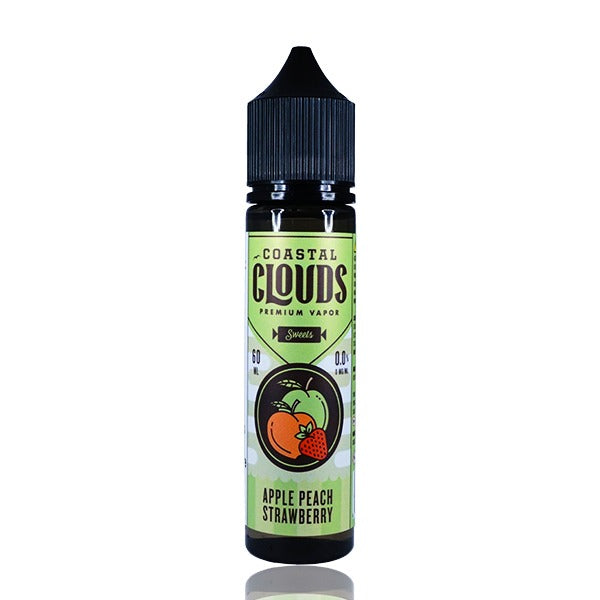 Coastal Clouds E-Liquid Series 60mL (Freebase) Apple Peach Strawberry