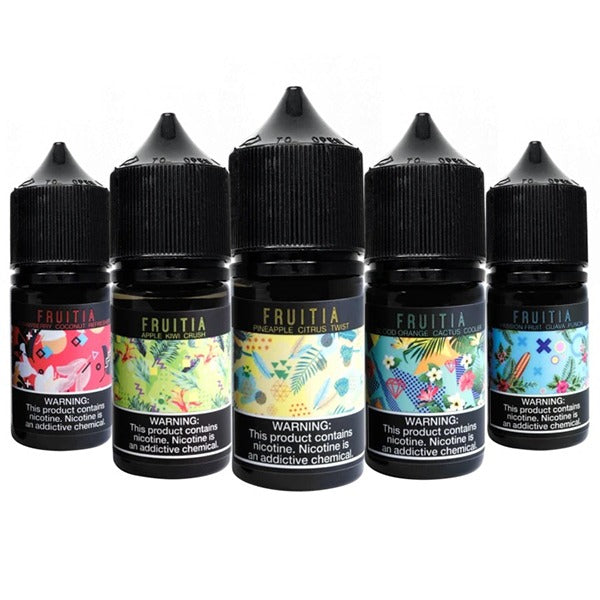 Fresh Farms FRUITIA Salt Series E-Liquid 30mL (Salt Nic) | Group Photo