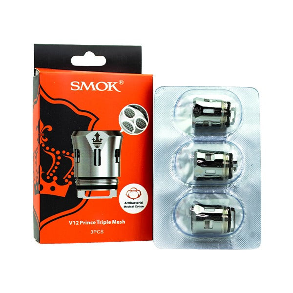 SMOK TFV12 Prince Coil (3-Pack) 0.15ohm Prince Triple Mesh