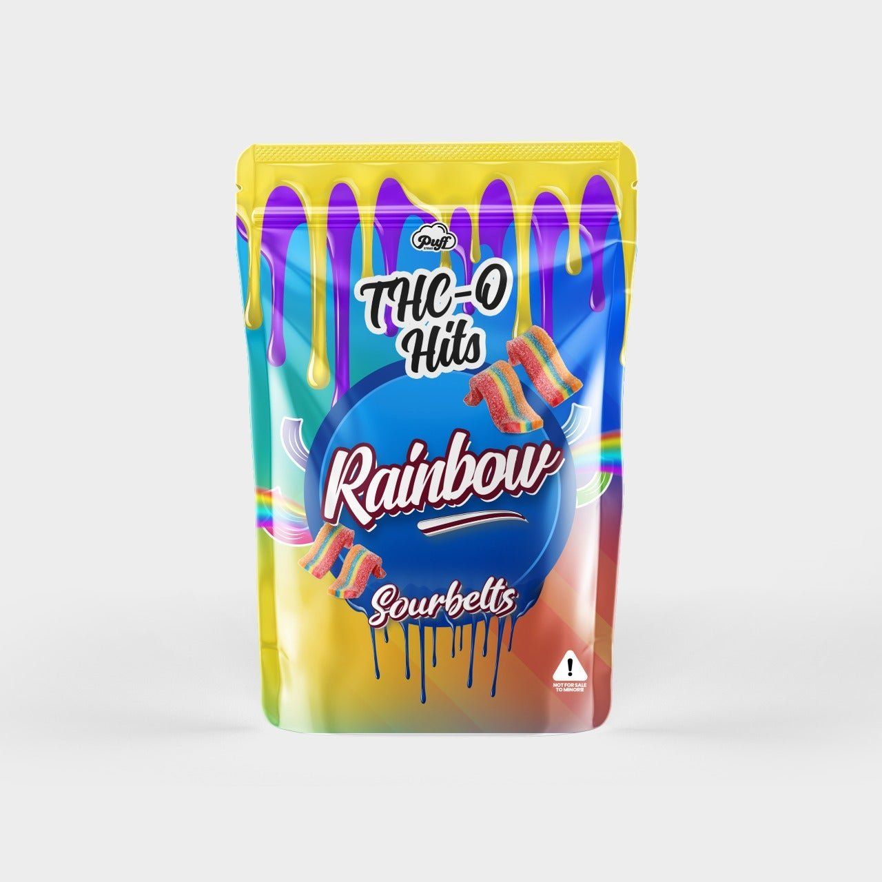 Puff Xtrax THC-O Hits Sour Belts | 250mg