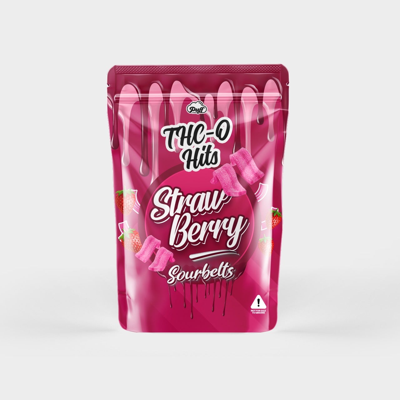 Puff Xtrax THC-O Hits Sour Belts | 250mg