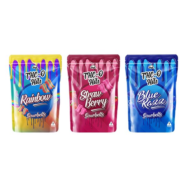 Puff Xtrax THC-O Hits Sour Belts | 250mg