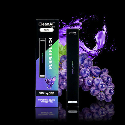 CleanAF CBD Mini Disposable | 100mg