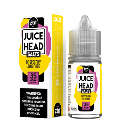 Juice Head Salt Series E-Liquid | 30mL | 35mg | Salt Nic | Raspberry Lemonade with packaging