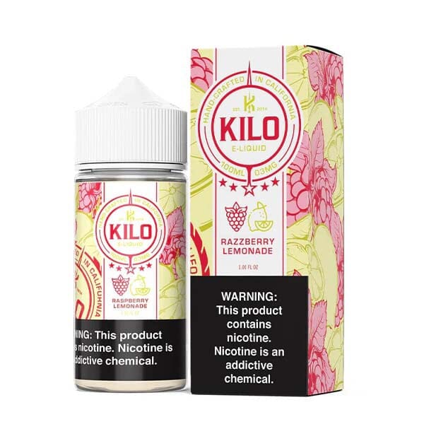 Kilo Revival TFN Series E-Liquid 100mL Raspberry Lemonade with Packaging