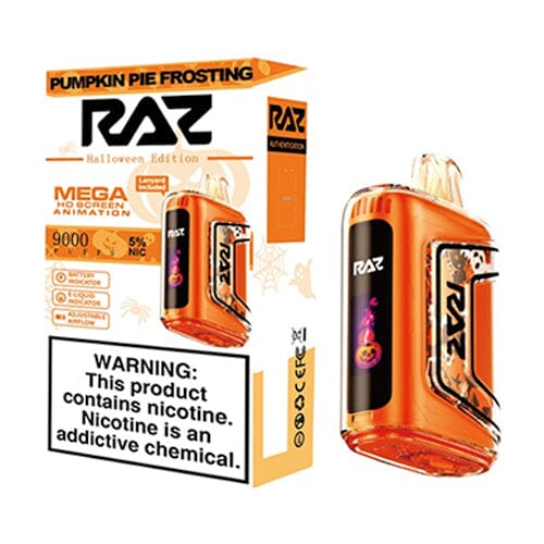 RAZ TN9000 Disposable 9000 Puffs 12mL 50mg | MOQ 5 Pumpkin Pie Frosting with packaging