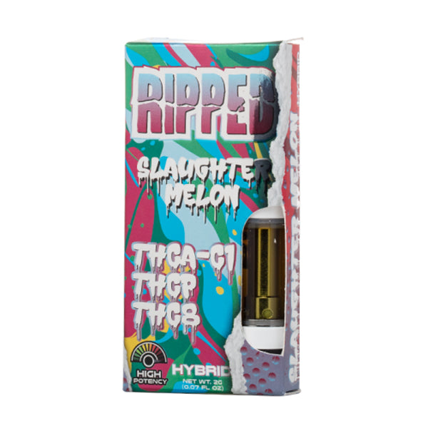 Ripped THCA-1C + THCP + THC8 Cartridge (2g) | Slaughter Melon with Packaging