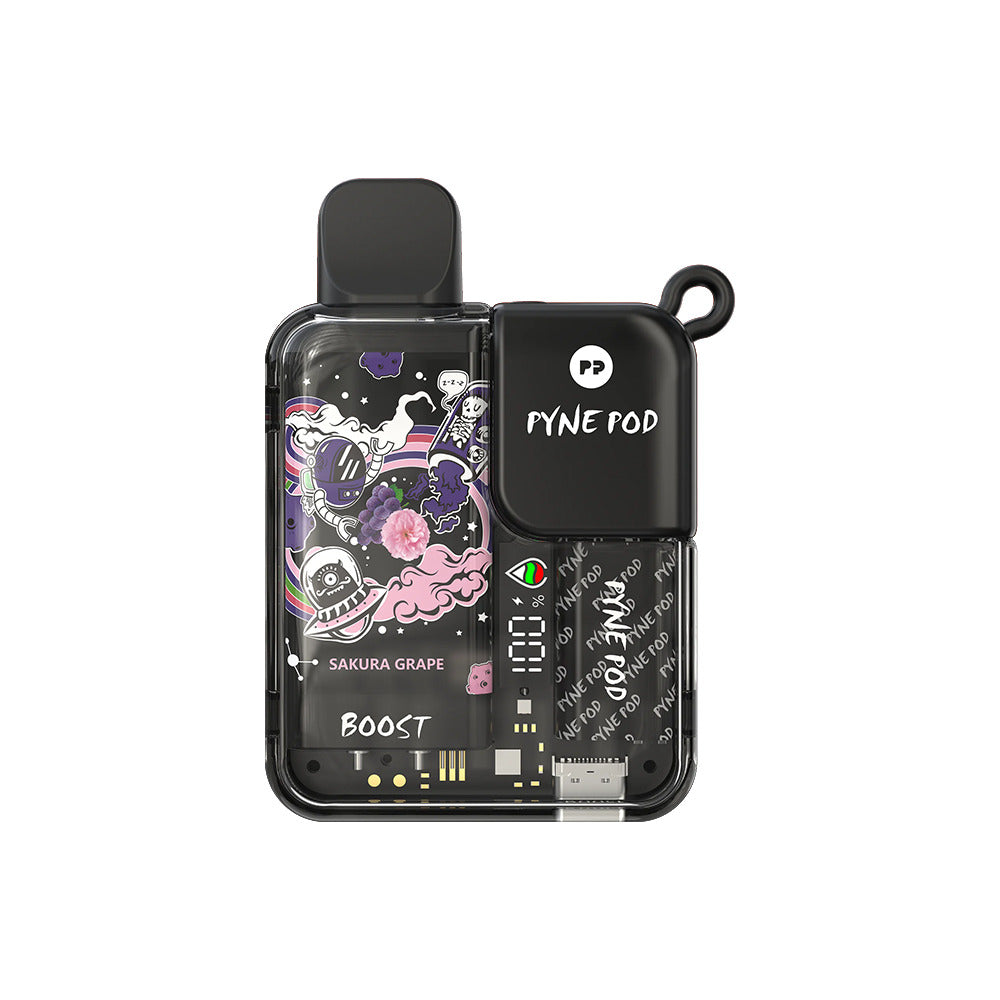 Pyne Pod Boost Disposable | 8500 Puffs | 10mL | 50mg | MOQ 5 | Sakura Grape
