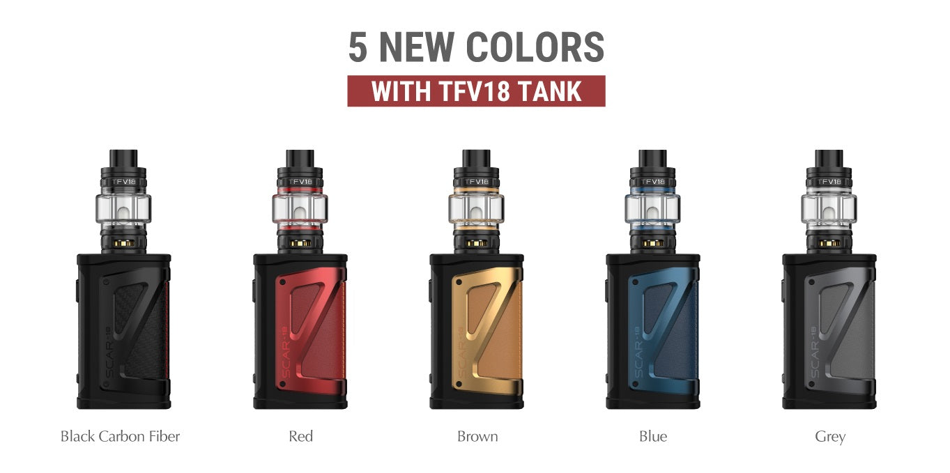 SMOK Scar 18 Starter Kit 230w | TFV18 Tank Edition