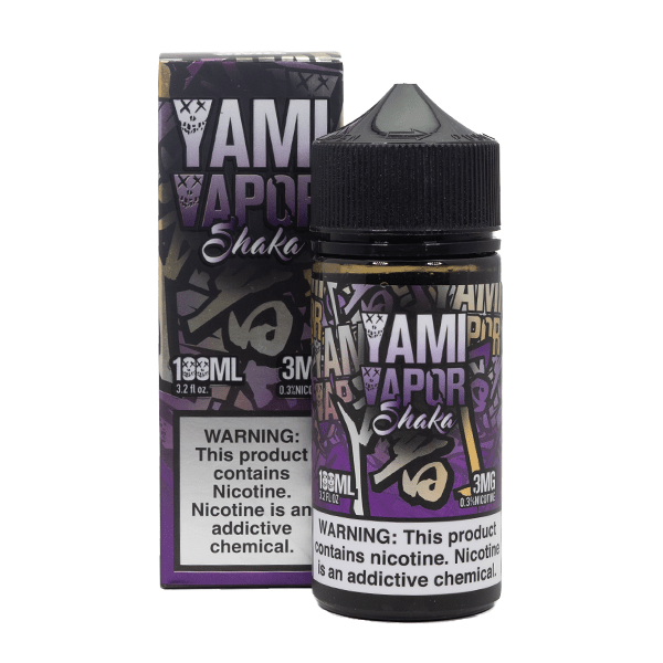 Yami Vapor Series E-Liquid 100mL | Shaka with packaging