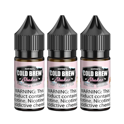 Nitro’s Cold Brew Salt Series E-Liquid 30mL (Salt Nic) | Group Photo