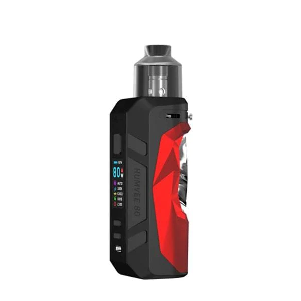 Sigelei Humvee 80W Box Mod Kit Red Rum