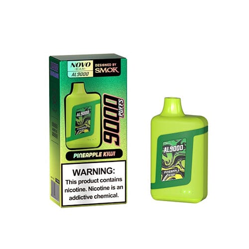 SMOK Novo Bar AL9000 Disposable | 9000 Puffs | 15mL | 50mg | MOQ 5 | Pineapple Kiwi with Packaging