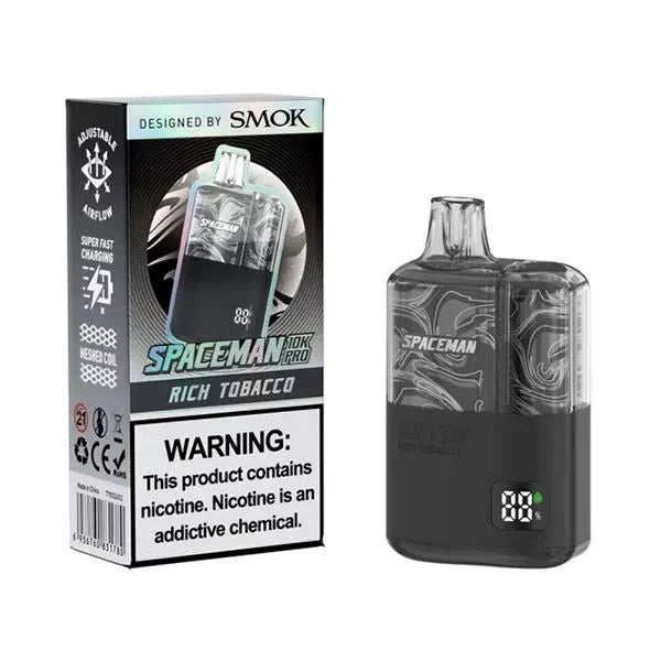 SMOK Space Man Pro Disposable 10000 Puffs 15mL 50mg | MOQ 5 Rich Tobacco with Packaging