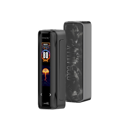 SMOK X-Priv Solo 80W Box Mod (Mod Only) | Front and Back - Black Shell 