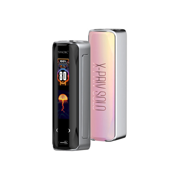 SMOK X-Priv Solo 80W Box Mod (Mod Only) | Front and Back - Pink 