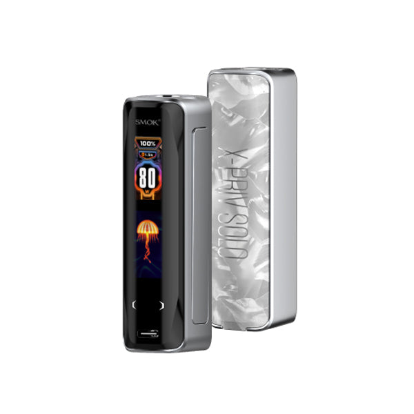 SMOK X-Priv Solo 80W Box Mod (Mod Only) | Front and Back - White Shell 