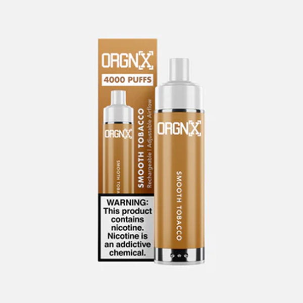 ORGNX Disposable 4000 puffs 9mL 50mg | MOQ 10 Smooth Tobacco