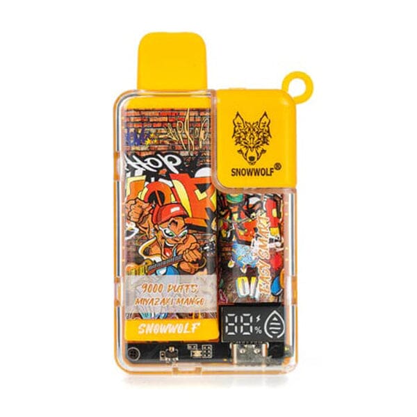Snowwolf Easy Smart Disposable | 9000 Puffs | 18mL | 50mg | MOQ 5 | Miyazaki Mango