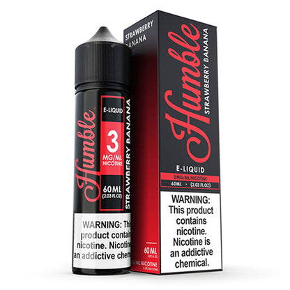 Humble Series E-Liquid | 3mg | 60mL | (Freebase) | Strawberry Banana with Packaging