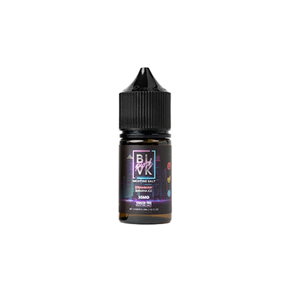 BLVK TFN Salt Series E-Liquid 30mL (Salt Nic)  Strawberry Banana Ice