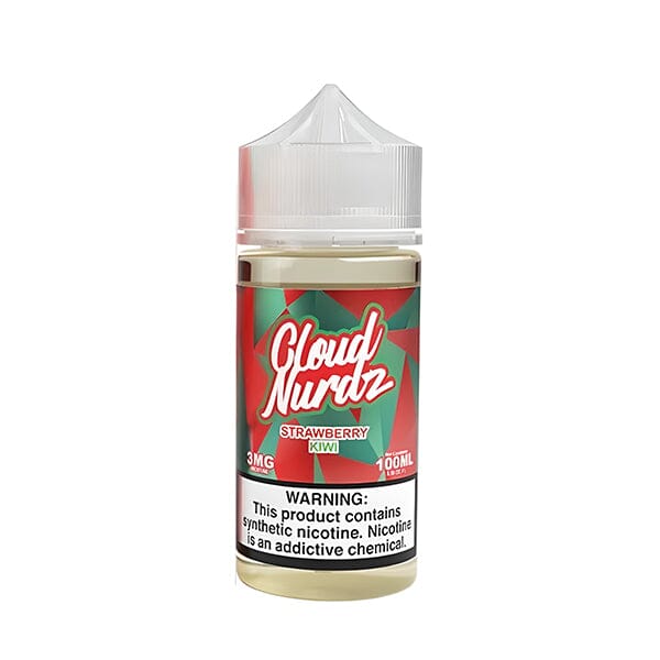 Cloud Nurdz Series E-Liquid 100mL (Freebase) | 3mg-Strawberry Kiwi 