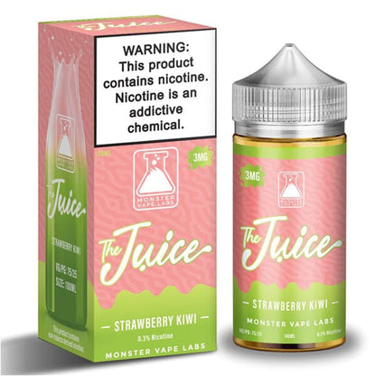 Jam Monster Juice Series E-Liquid | 100mL | 3mg | (Freebase) | Strawberry Kiwi with Packaging