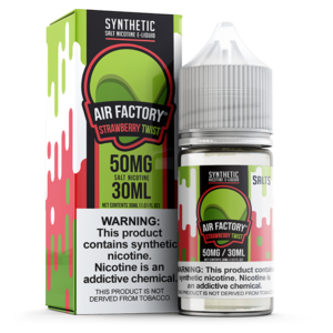 Air Factory TFN Salt Series E-Liquid 30mL (Salt Nic) | 50mg Strawberry Twist with Packaging