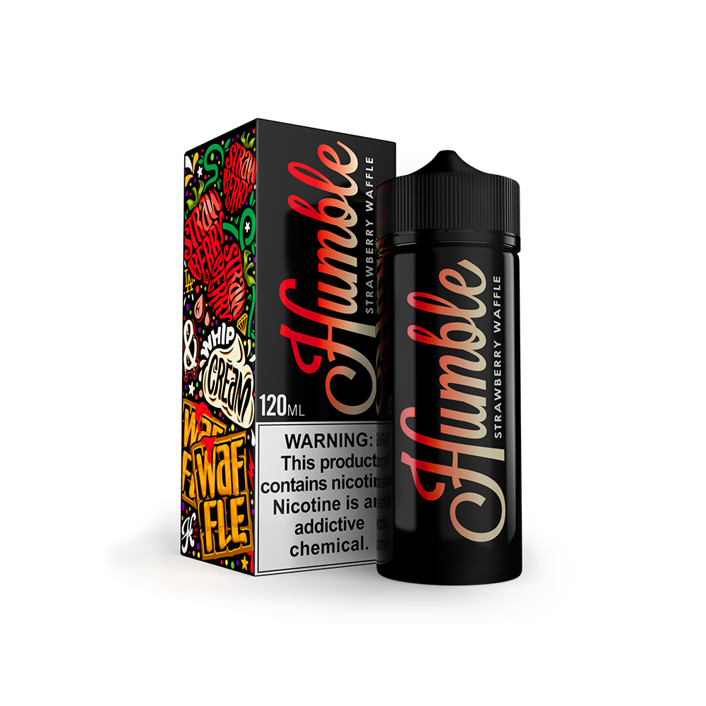 Humble TFN Series E-Liquid | 6mg | 120mL | Freebase | Strawberry Waffle with packaging