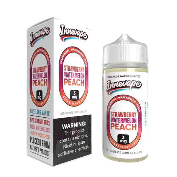 Innevape Series E-Liquid 100mL (Freebase) | Strawberry Watermelon Peach with Packaging
