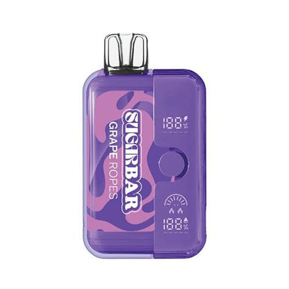 Sugarbar Dual Turbo Disposable 18000 Puffs 18mL 50mg | MOQ 5 - Grape Ropes