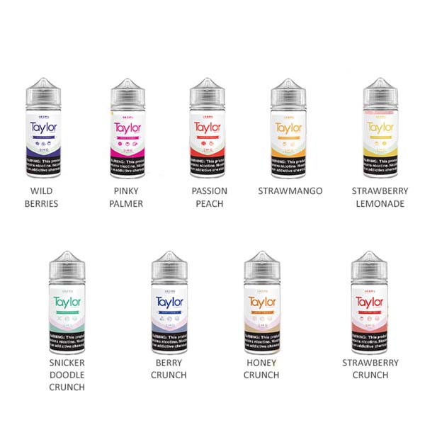 Taylor E-Liquid 100mL | Group Photo