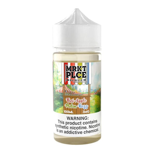 MRKT PLCE Series E-Liquid 100mL (Freebase) | Thai Apple Melon Razz