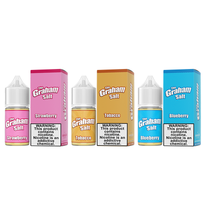 The Graham Salt Series E-Liquid 30mL Group Photo