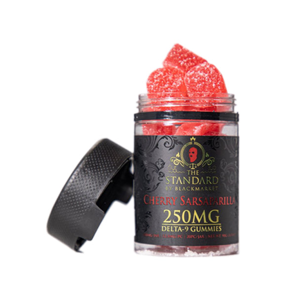 The Standard Hemp D9 (20ct/500mg)(Gummies) | Cherry Saraparilla