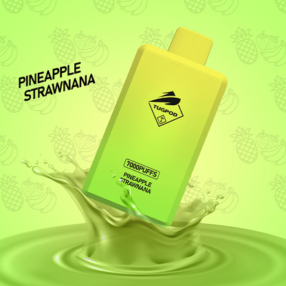 Tugpod BOX Disposable | 7000 Puffs | 16mL | 50mg | MOQ 10 | Pineapple Strawnana