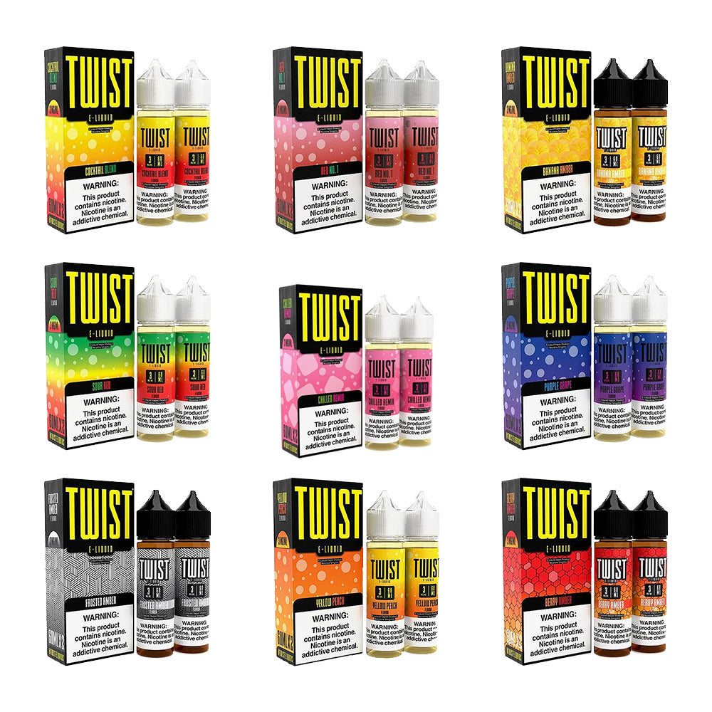 Twist Series E-Liquid 120mL Group photo