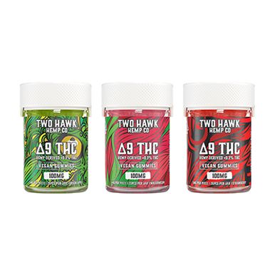 Two Hawk Hemp – D9 Gummies | 100mg