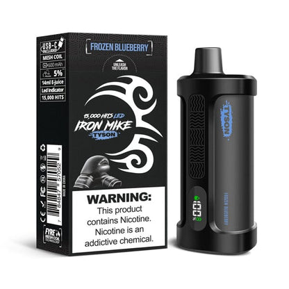 Tyson 2.0 Iron Mike Disposable 15000 Puffs 14mL 50mg MOQ 5 | Frozen Blueberry with Packaging
