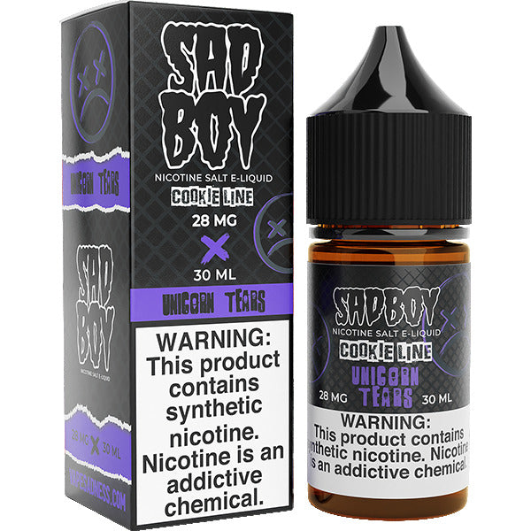 Sadboy Salt Series E-Liquid 30mL (Salt Nic) | Unicorn Tears with packaging