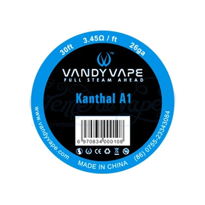 Vandy Vape Build Wire (Wire Spools)(30ft) Kanthal A1 | 3.45ohm 26ga