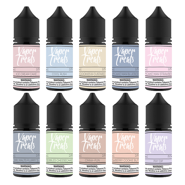 Vaper Treats Salt Series E-Liquid 30mL | Group Photo