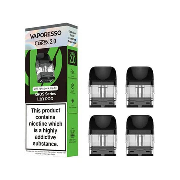 Vaporesso XROS 2.0 2mL (Pods)(4-Pack) with Packaging