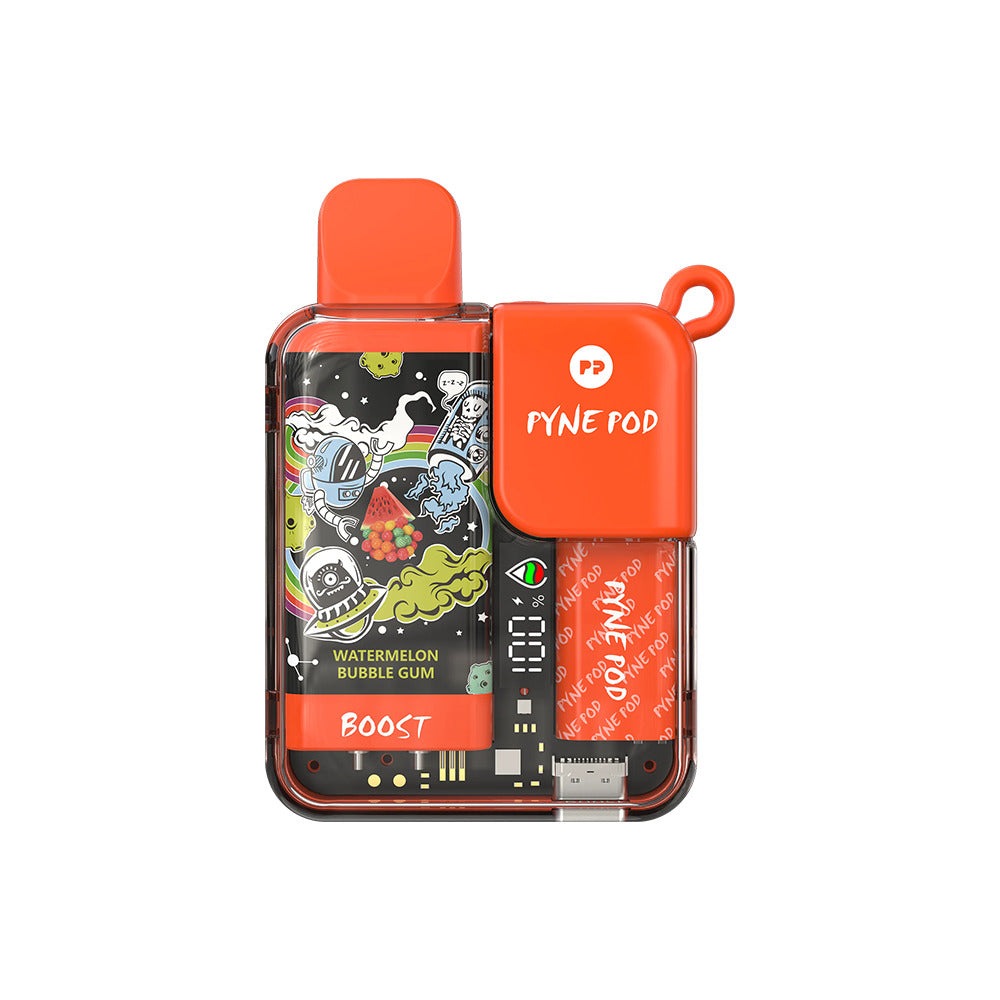 Pyne Pod Boost Disposable | 8500 Puffs | 10mL | 50mg | MOQ 5 | Watermelon Bubble Gum