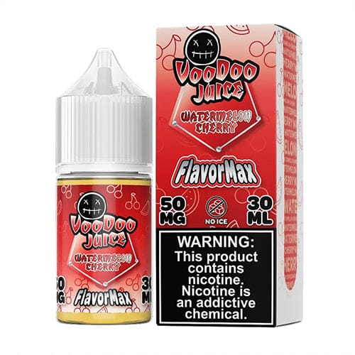 Voodoo Juice FlavorMax Salt Series E-Liquid 30mL - Watermelon Cherry with packaging