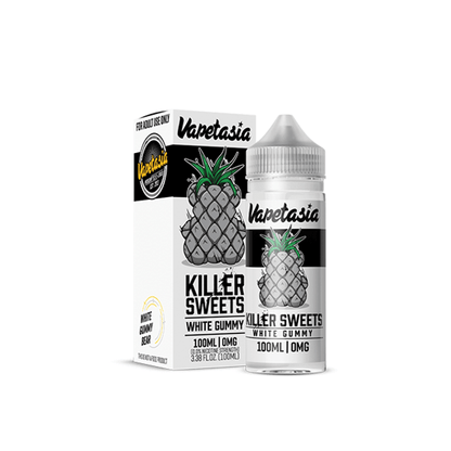Vapetasia Series E-Liquid (Freebase) | 100mL | 0mg | Killer Sweets White Gummy with packaging