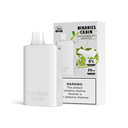 HorizonTech Binaries Cabin Disposable 10,000 puffs 20mL 50mg | MOQ 10 | White Chocolate Matcha Ice with Packaging