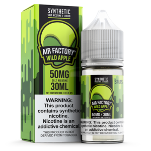 Air Factory TFN Salt Series E-Liquid 30mL (Salt Nic) | 50mg Wild Apple with Packaging